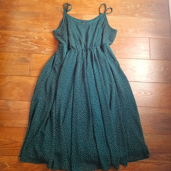torrid Dresses & Skirts - Torrid Polka Dot Midi Dress, Size 1
